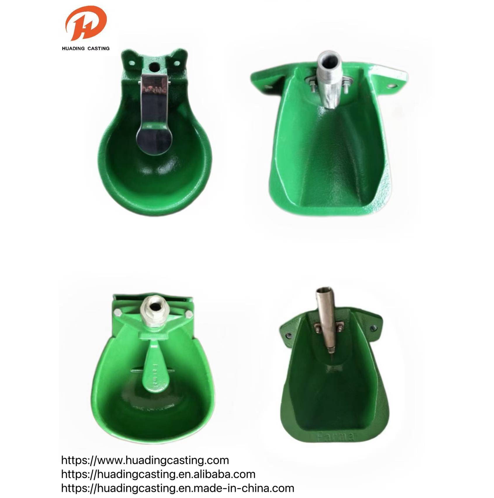 Adorador automático de alimentador lento tigela de ferro fundido cinza